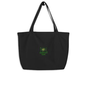 Large Clean Eats Cove Organic tote bag