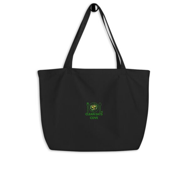 Large Clean Eats Cove Organic tote bag