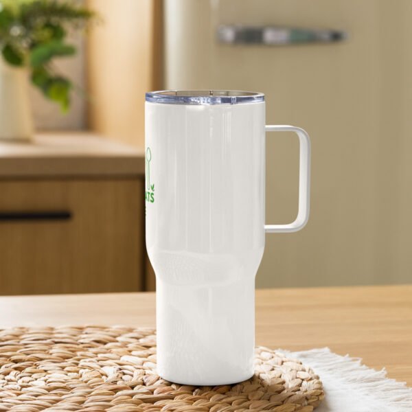 Clean Eats Cove Travel mug with a handle - Image 4