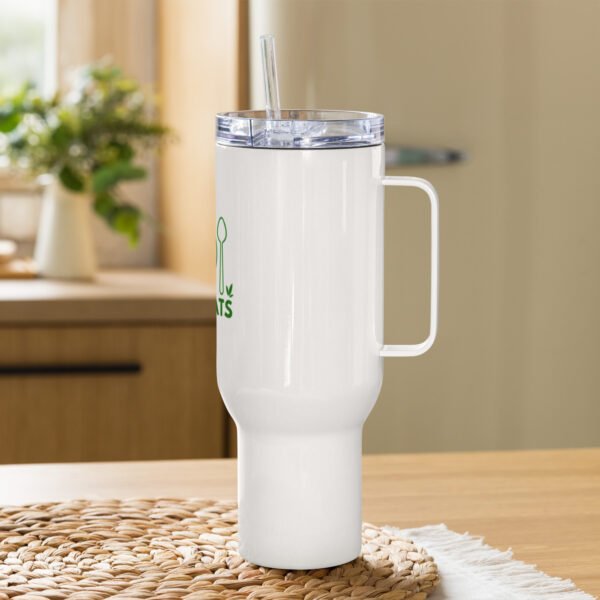 Clean Eats Cove Travel mug with a handle - Image 6